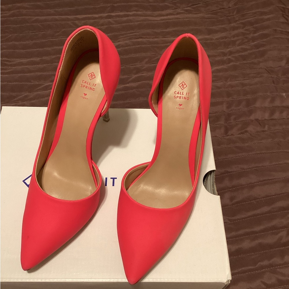 Call It Spring Women's Pink Heels